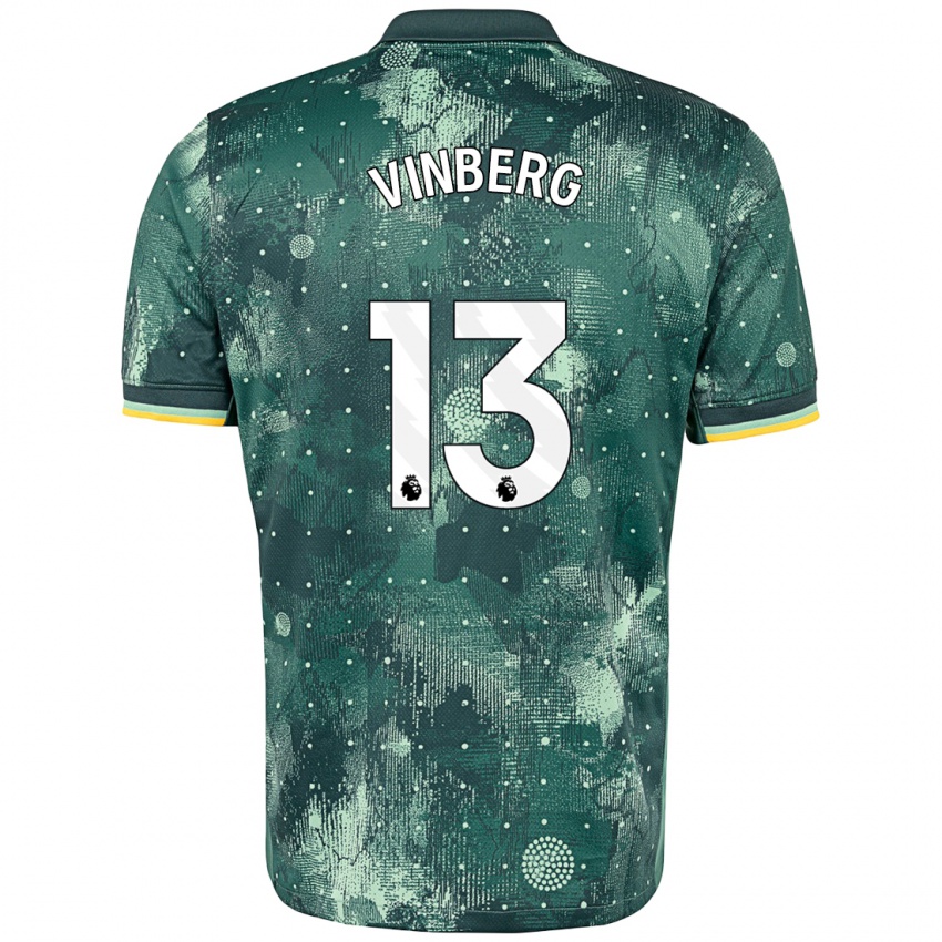 Niño Camiseta Matilda Vinberg #13 Verde Menta Equipación Tercera 2024/25 La Camisa