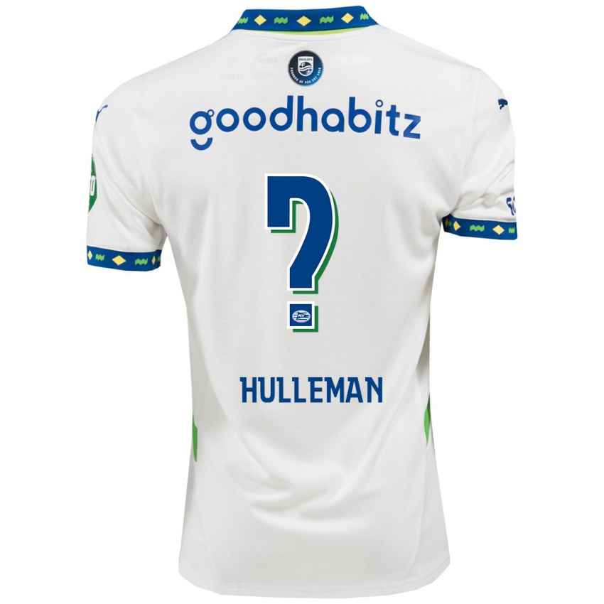 Niño Camiseta Daan Hulleman #0 Blanco Azul Oscuro Equipación Tercera 2024/25 La Camisa