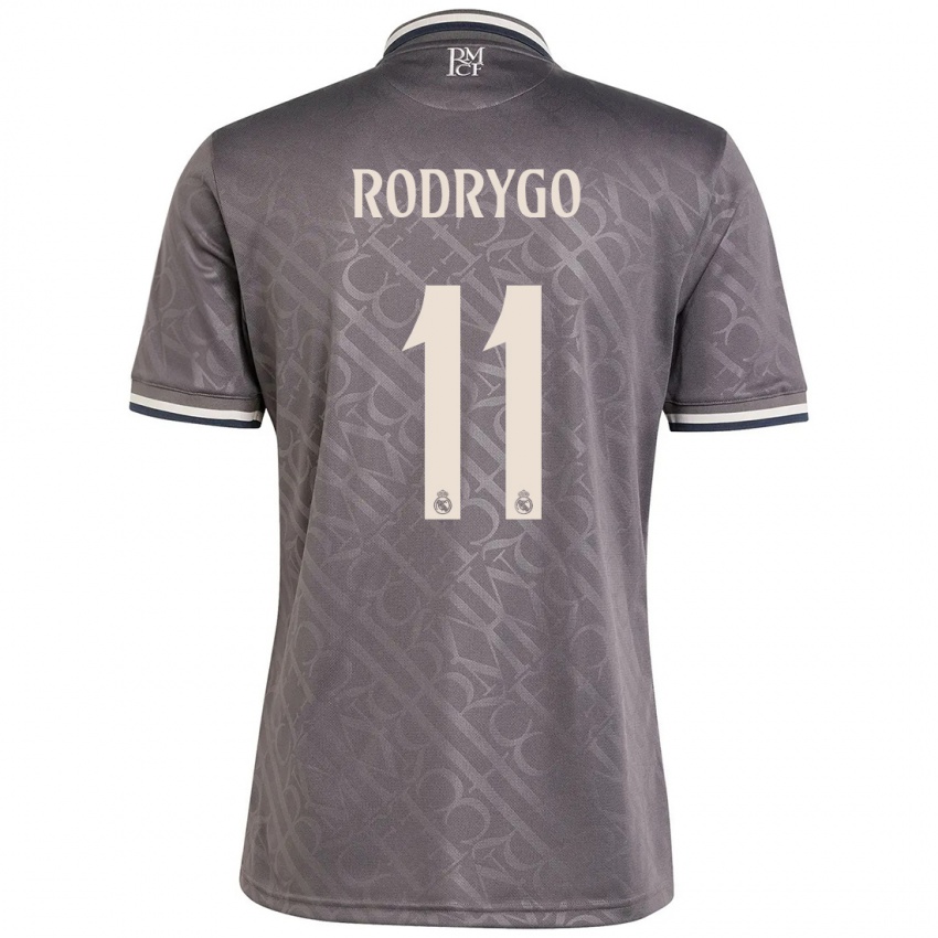 Niño Camiseta Rodrygo #11 Carbón Equipación Tercera 2024/25 La Camisa