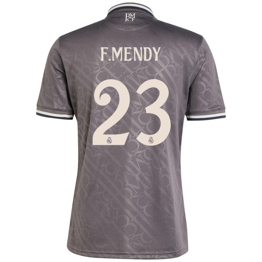 Niño Camiseta Ferland Mendy #23 Carbón Equipación Tercera 2024/25 La Camisa