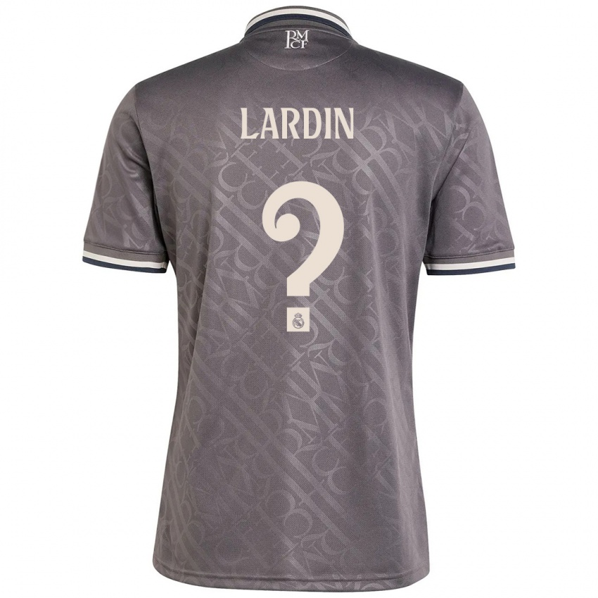 Niño Camiseta Carlos Lardin #0 Carbón Equipación Tercera 2024/25 La Camisa