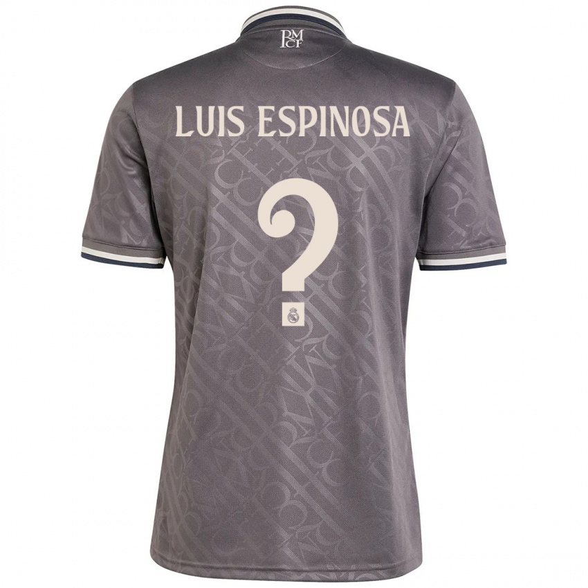 Niño Camiseta José Luis Espinosa #0 Carbón Equipación Tercera 2024/25 La Camisa