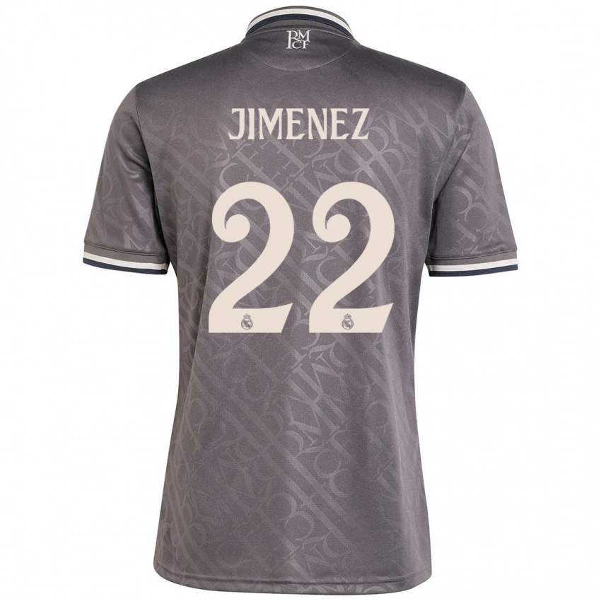 Niño Camiseta David Jimenez #22 Carbón Equipación Tercera 2024/25 La Camisa