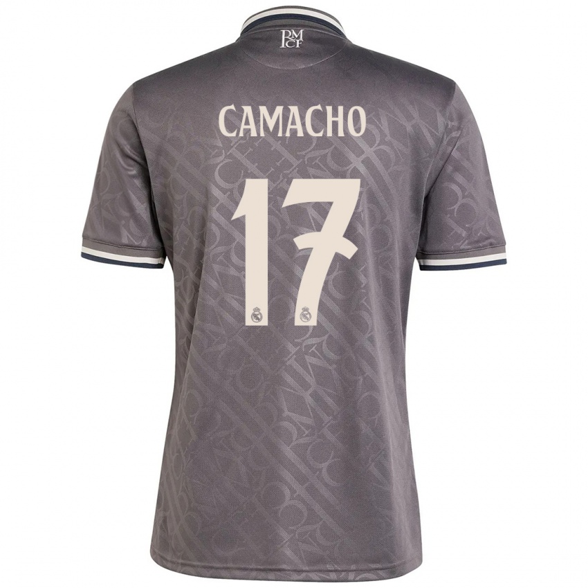 Niño Camiseta Carla Camacho #17 Carbón Equipación Tercera 2024/25 La Camisa