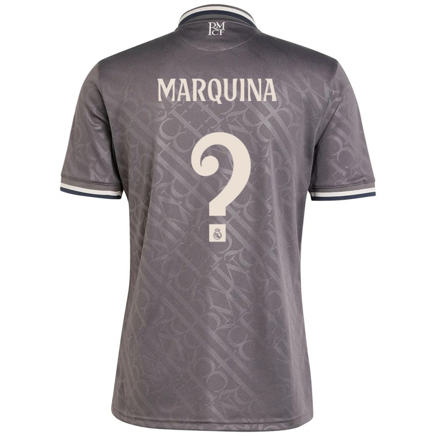 Niño Camiseta Guillermo Marquina #0 Carbón Equipación Tercera 2024/25 La Camisa