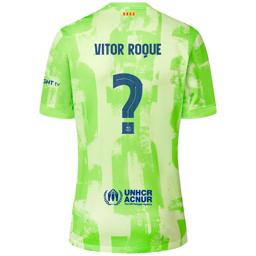 Niño Camiseta Vitor Roque #8 Lima Equipación Tercera 2024/25 La Camisa