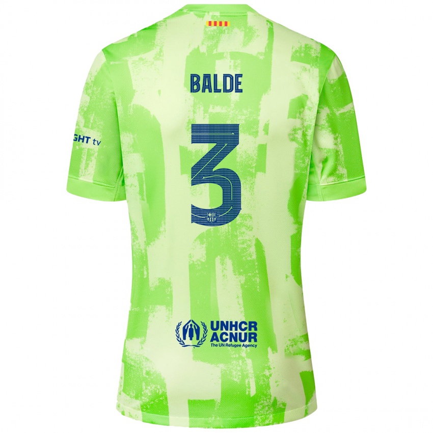 Niño Camiseta Alejandro Balde #3 Lima Equipación Tercera 2024/25 La Camisa