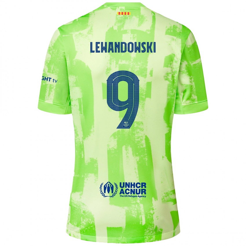 Niño Camiseta Robert Lewandowski #9 Lima Equipación Tercera 2024/25 La Camisa