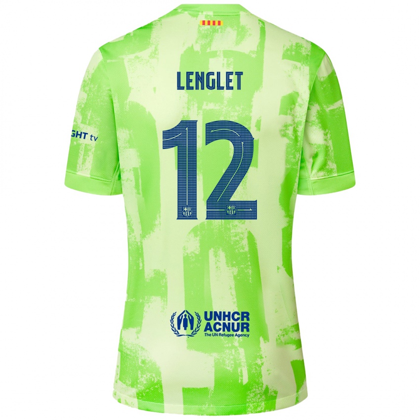 Niño Camiseta Clément Lenglet #12 Lima Equipación Tercera 2024/25 La Camisa