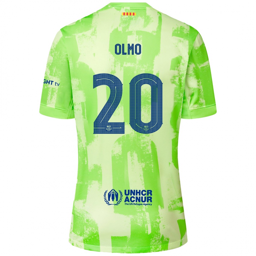 Niño Camiseta Dani Olmo #20 Lima Equipación Tercera 2024/25 La Camisa