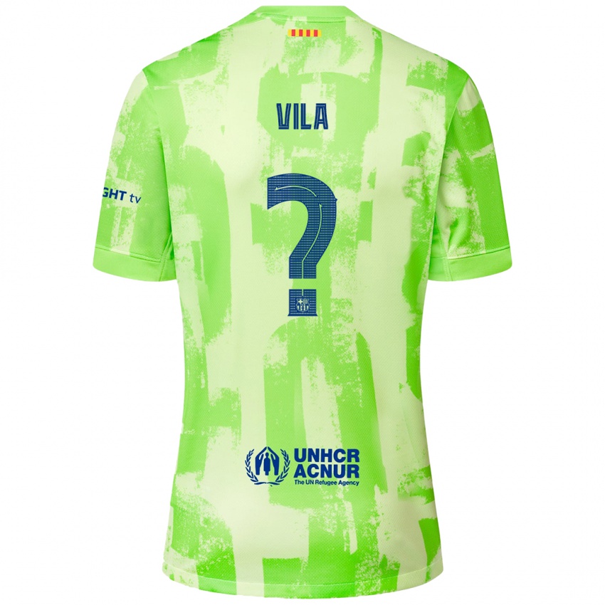 Niño Camiseta Manu Vila #0 Lima Equipación Tercera 2024/25 La Camisa