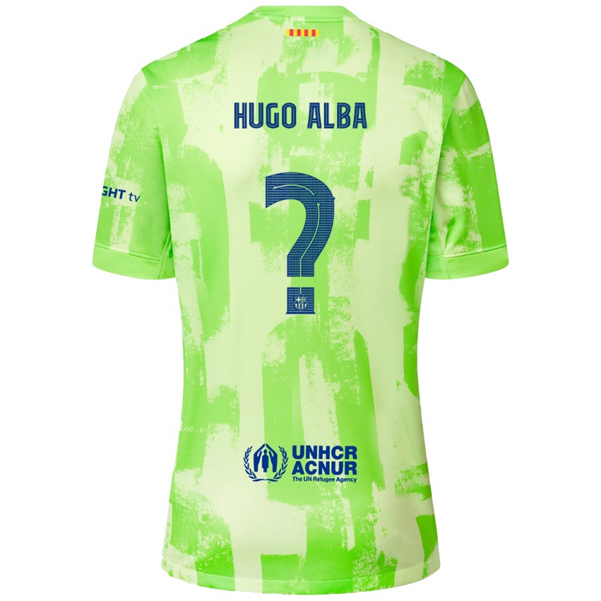 Niño Camiseta Hugo Alba #0 Lima Equipación Tercera 2024/25 La Camisa