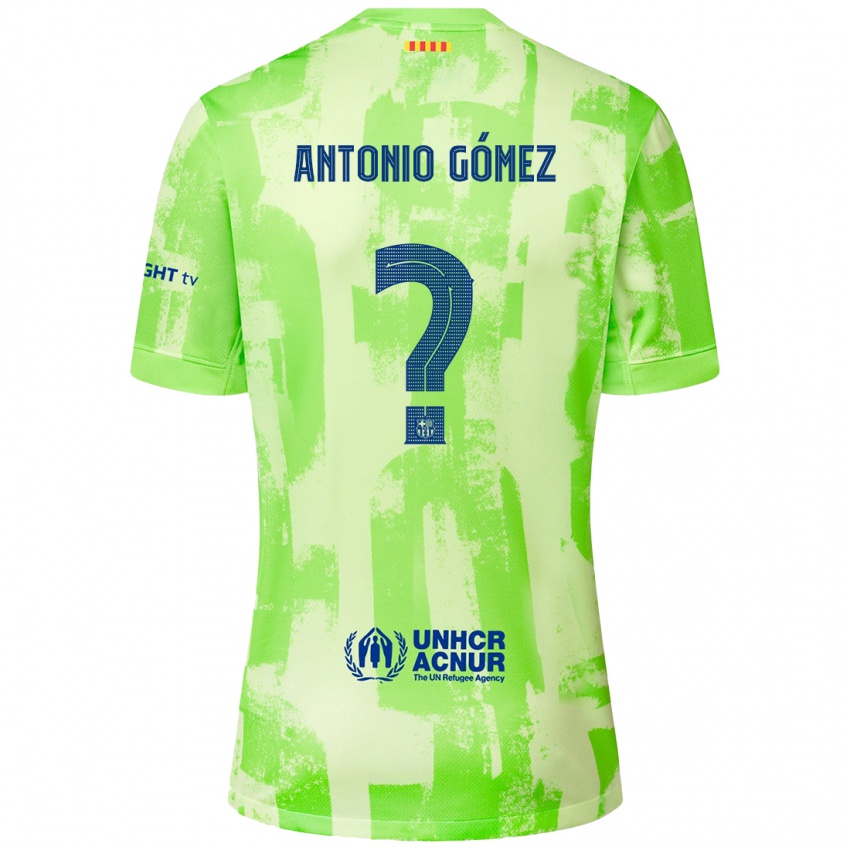 Niño Camiseta Antonio Gómez #0 Lima Equipación Tercera 2024/25 La Camisa