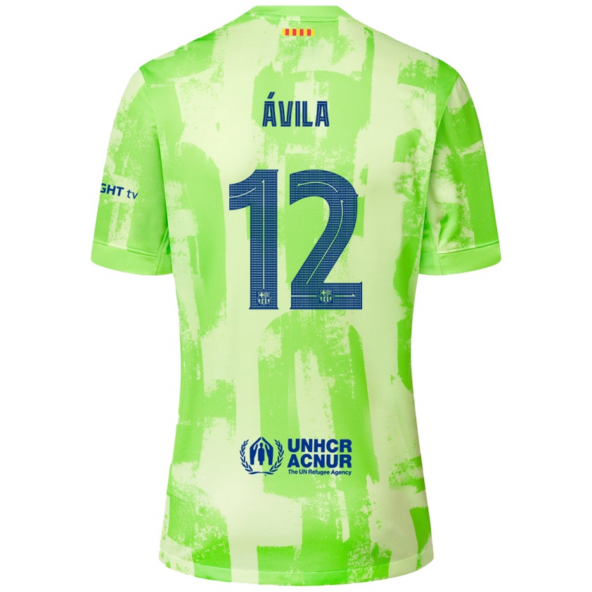 Niño Camiseta Dani Ávila #12 Lima Equipación Tercera 2024/25 La Camisa