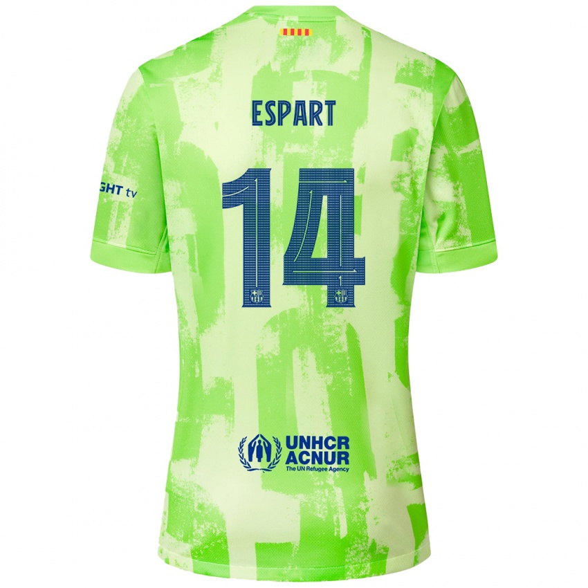 Niño Camiseta Xavi Espart #14 Lima Equipación Tercera 2024/25 La Camisa