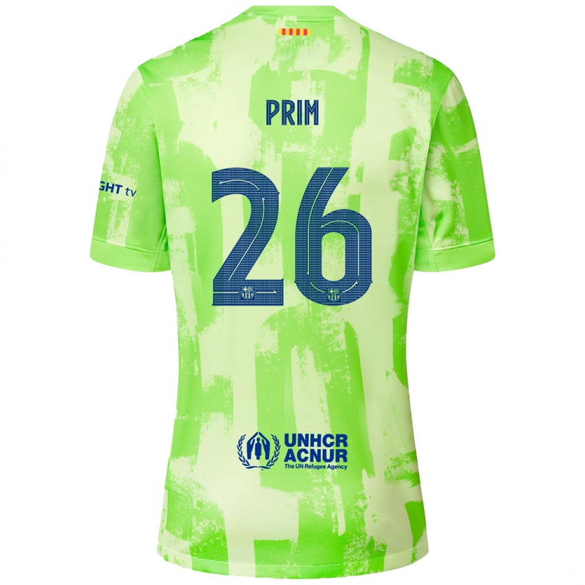 Niño Camiseta Pau Prim #26 Lima Equipación Tercera 2024/25 La Camisa