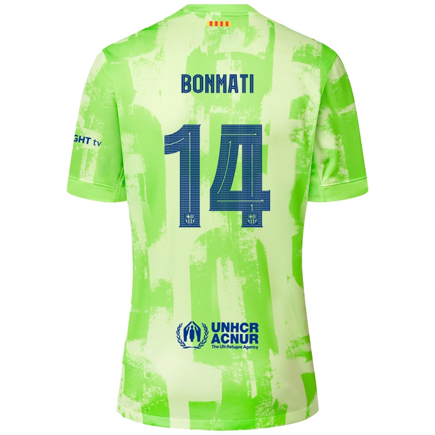 Niño Camiseta Aitana Bonmatí #14 Lima Equipación Tercera 2024/25 La Camisa