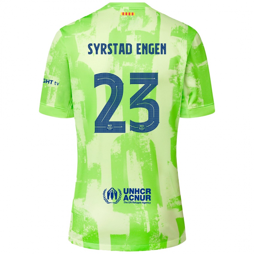 Niño Camiseta Ingrid Syrstad Engen #23 Lima Equipación Tercera 2024/25 La Camisa