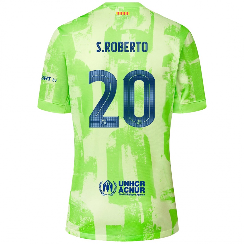 Niño Camiseta Sergi Roberto #20 Lima Equipación Tercera 2024/25 La Camisa