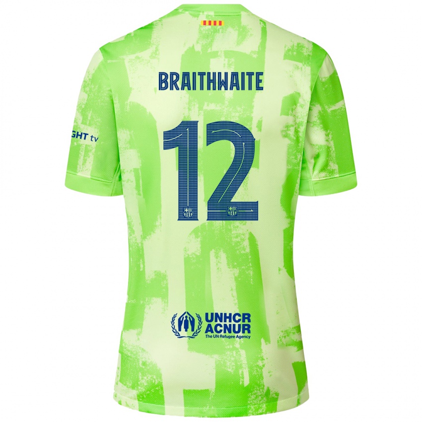 Niño Camiseta Martin Braithwaite #12 Lima Equipación Tercera 2024/25 La Camisa