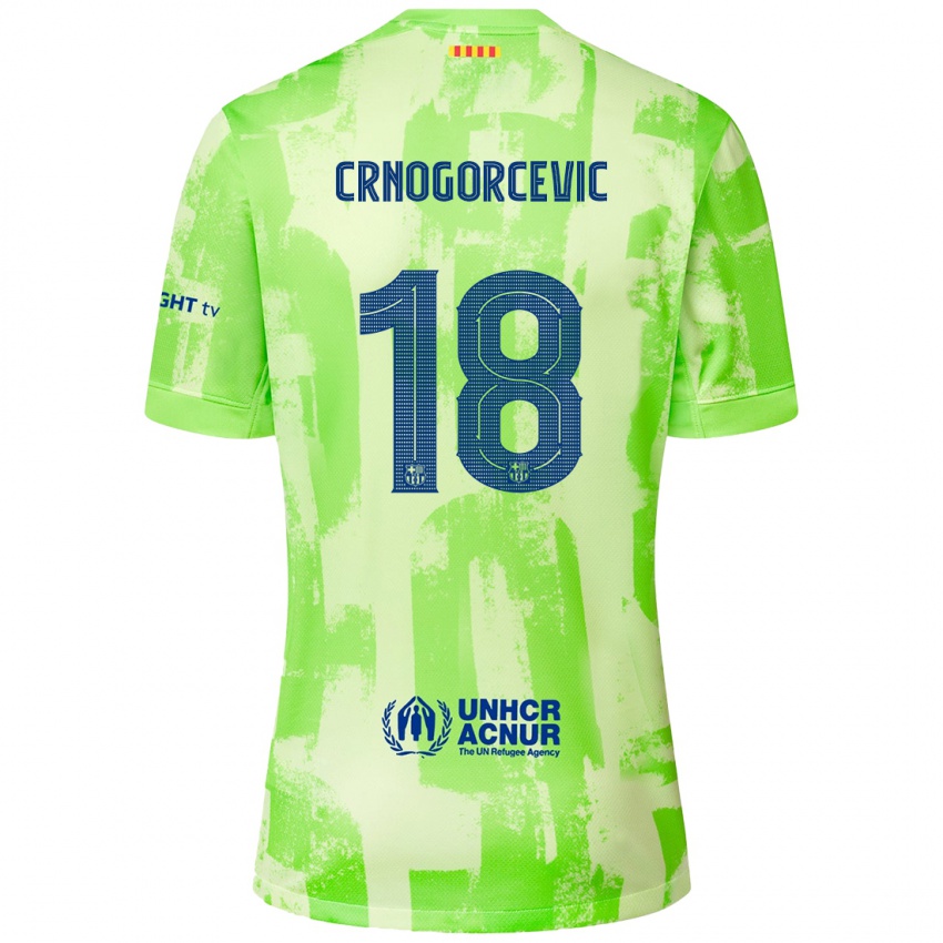 Niño Camiseta Ana-Maria Crnogorcevic #18 Lima Equipación Tercera 2024/25 La Camisa