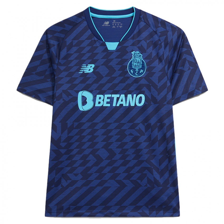 Niño Camiseta Su Nombre #0 Azul Marino Equipación Tercera 2024/25 La Camisa