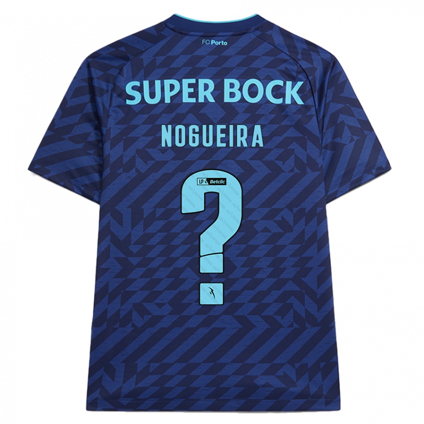 Niño Camiseta Duarte Nogueira #0 Azul Marino Equipación Tercera 2024/25 La Camisa