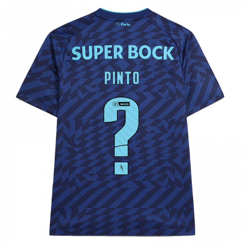 Niño Camiseta Gonçalo Pinto #0 Azul Marino Equipación Tercera 2024/25 La Camisa