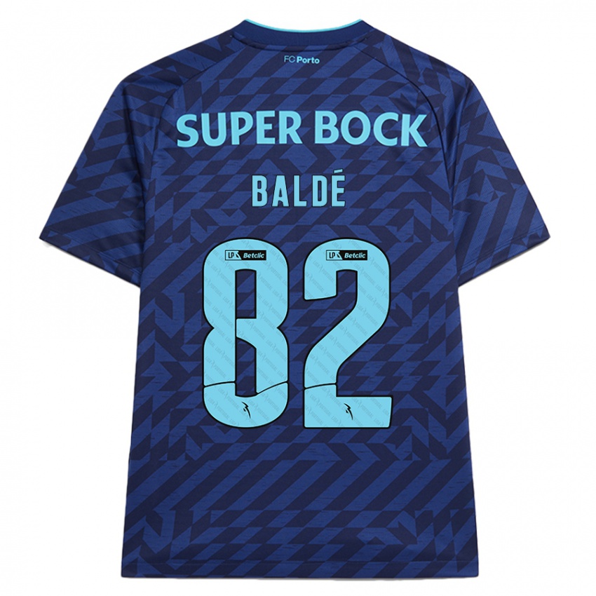 Niño Camiseta Alfa Baldé #82 Azul Marino Equipación Tercera 2024/25 La Camisa