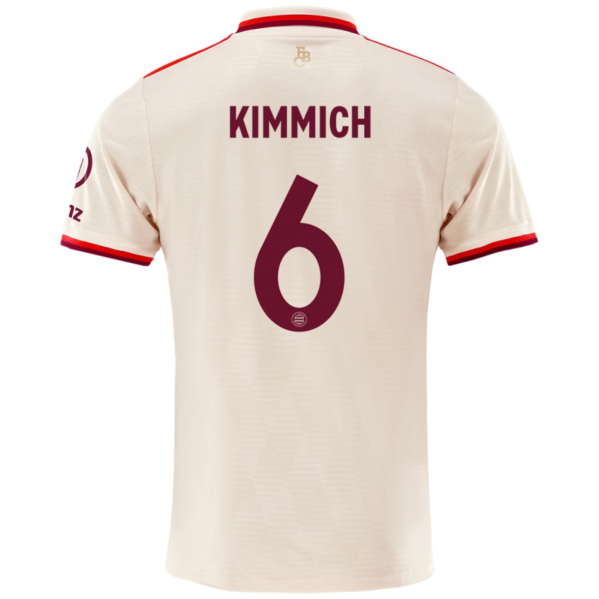 Niño Camiseta Joshua Kimmich #6 Lino Equipación Tercera 2024/25 La Camisa