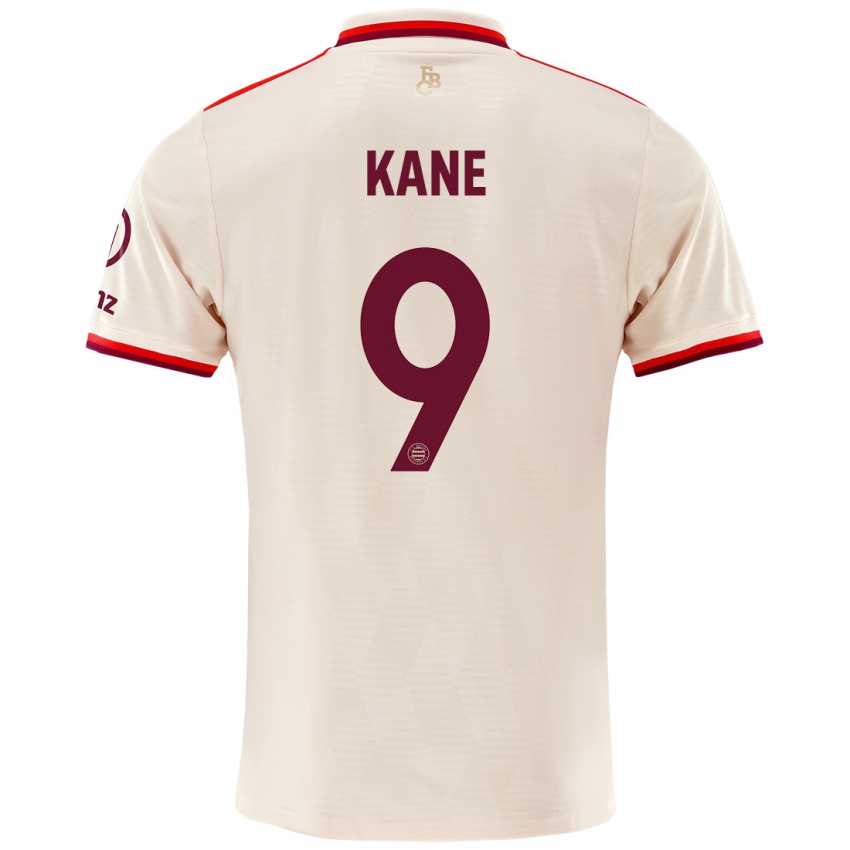 Niño Camiseta Harry Kane #9 Lino Equipación Tercera 2024/25 La Camisa