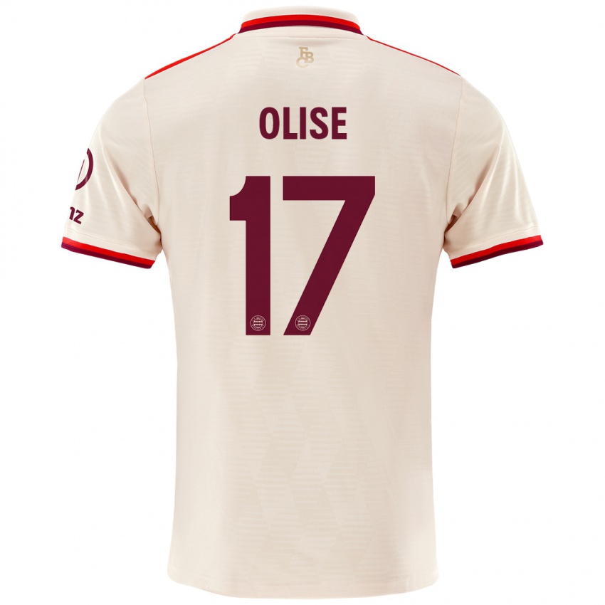 Niño Camiseta Michael Olise #17 Lino Equipación Tercera 2024/25 La Camisa