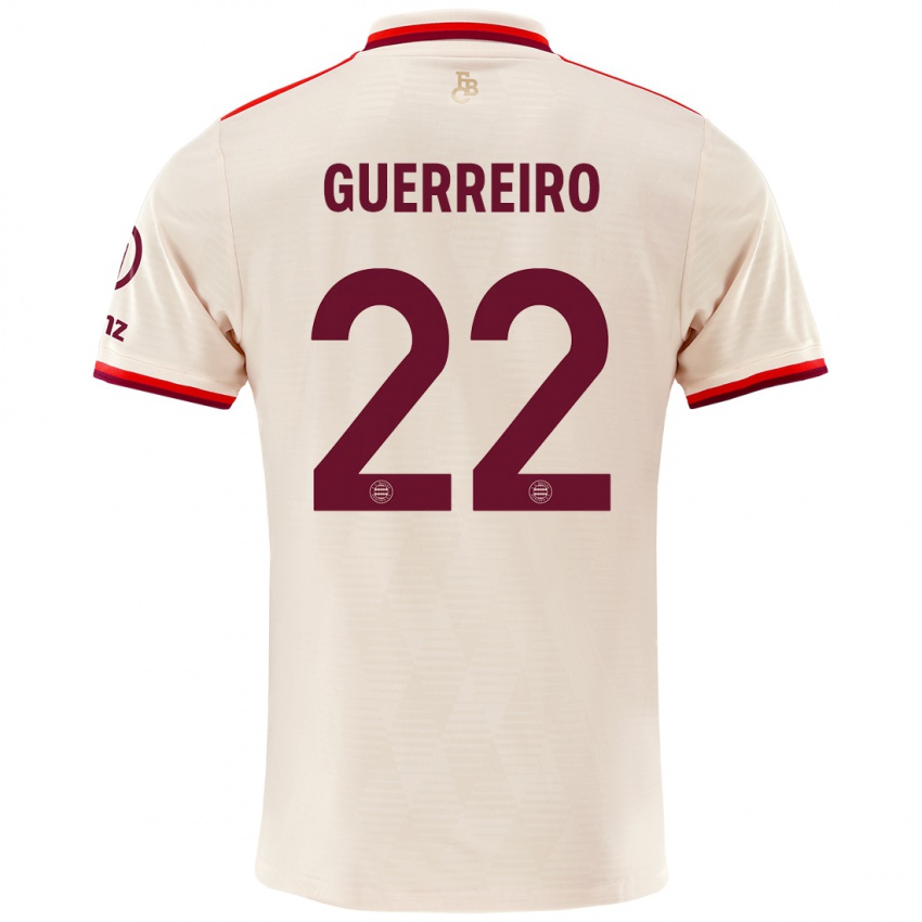 Niño Camiseta Raphaël Guerreiro #22 Lino Equipación Tercera 2024/25 La Camisa