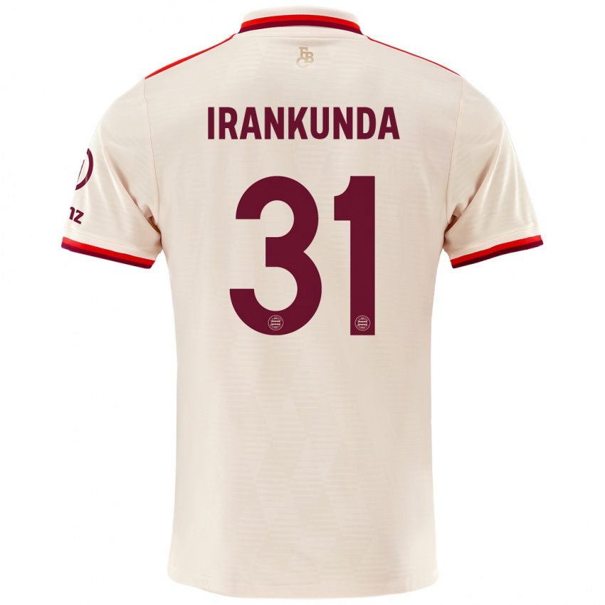 Niño Camiseta Nestory Irankunda #31 Lino Equipación Tercera 2024/25 La Camisa