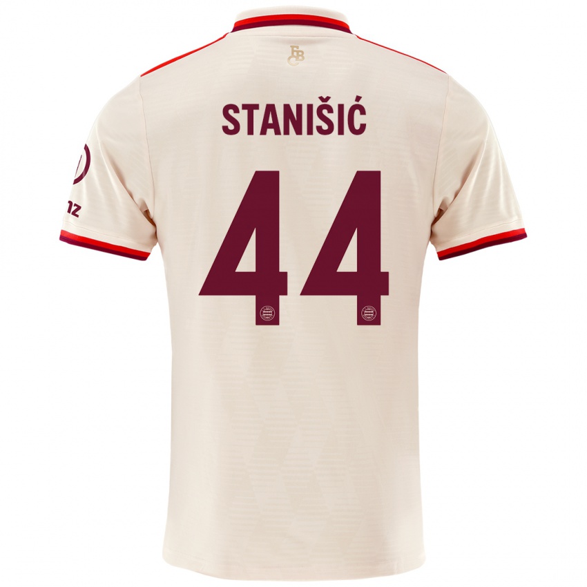 Niño Camiseta Josip Stanisic #44 Lino Equipación Tercera 2024/25 La Camisa