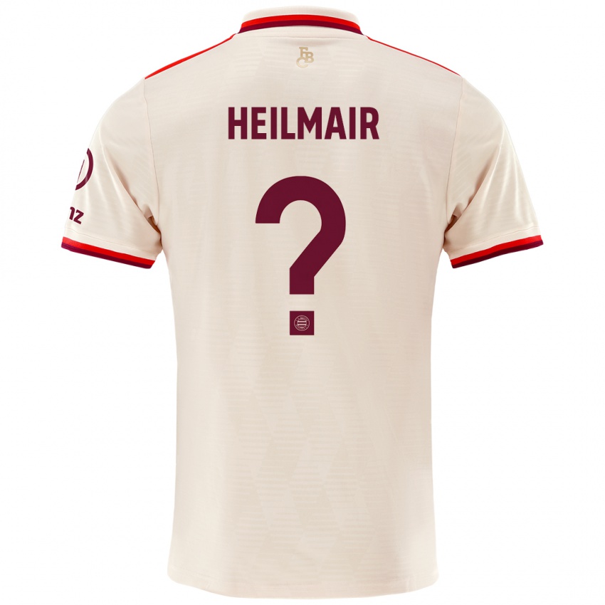 Niño Camiseta Hannes Heilmair #0 Lino Equipación Tercera 2024/25 La Camisa