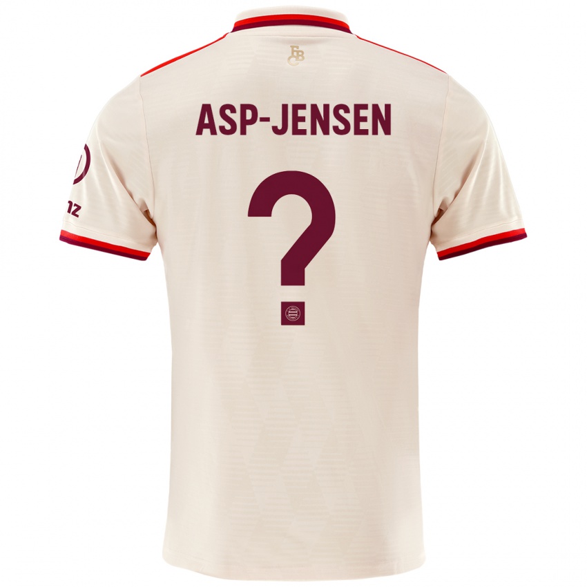 Niño Camiseta Jonathan Asp-Jensen #0 Lino Equipación Tercera 2024/25 La Camisa