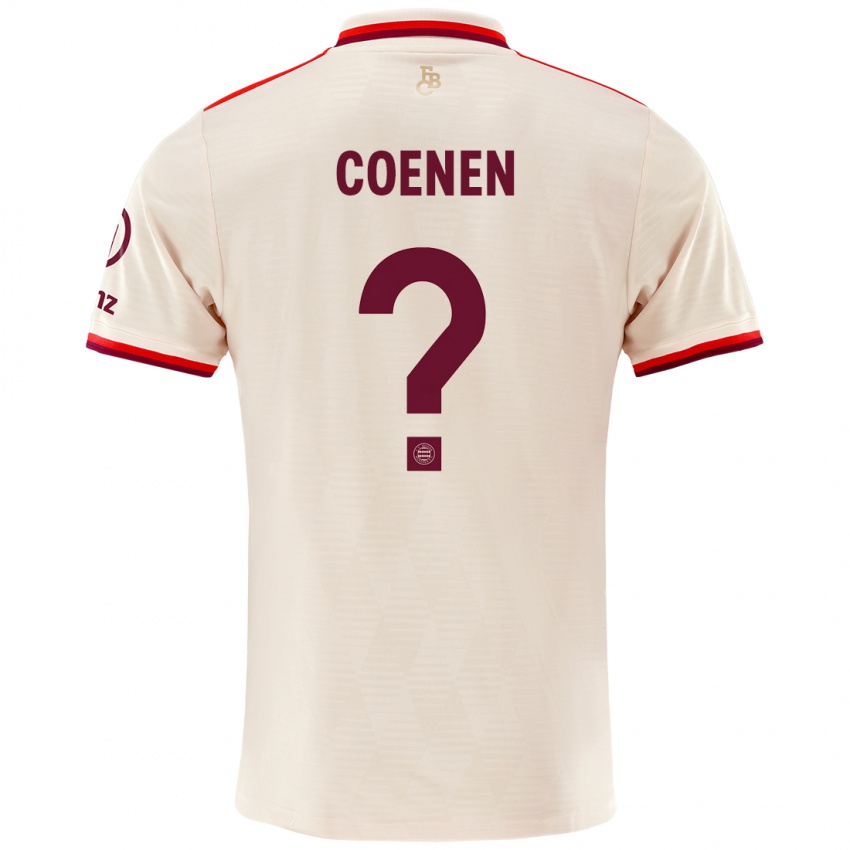 Niño Camiseta Alexander Coenen #0 Lino Equipación Tercera 2024/25 La Camisa