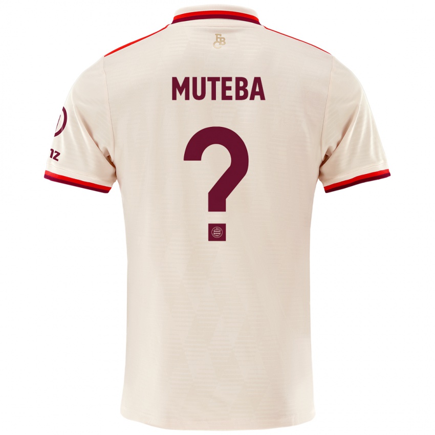 Niño Camiseta Elias Muteba #0 Lino Equipación Tercera 2024/25 La Camisa