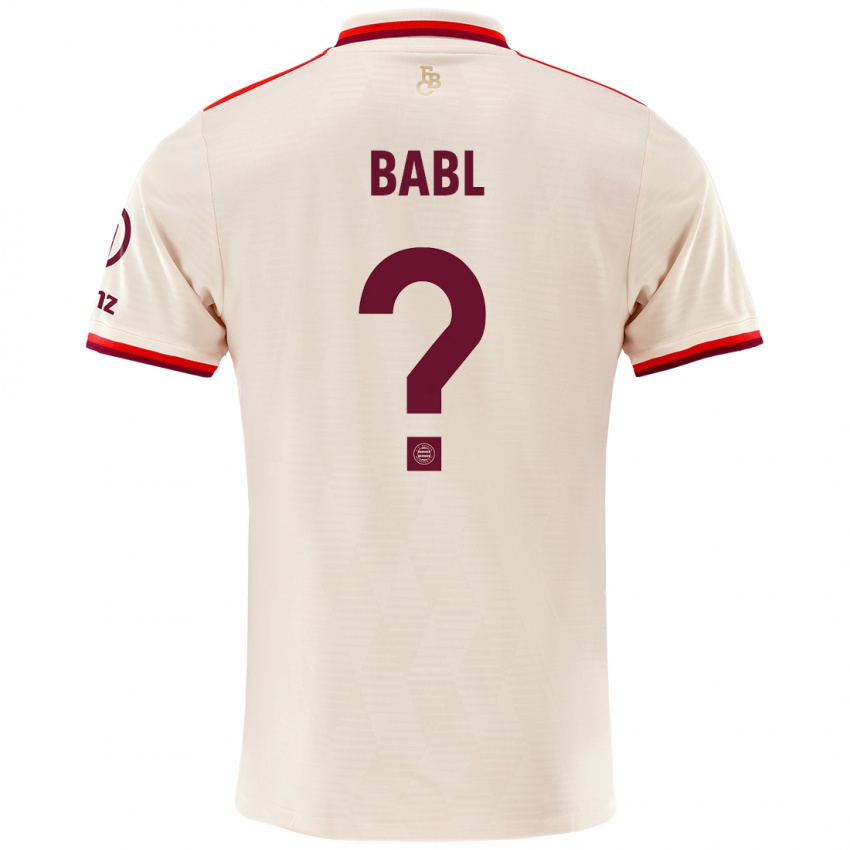 Niño Camiseta Luca Babl #0 Lino Equipación Tercera 2024/25 La Camisa