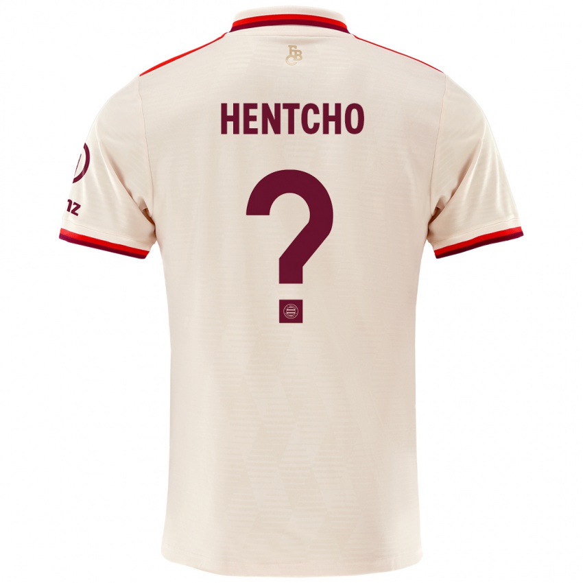 Niño Camiseta Aristide Hentcho #0 Lino Equipación Tercera 2024/25 La Camisa