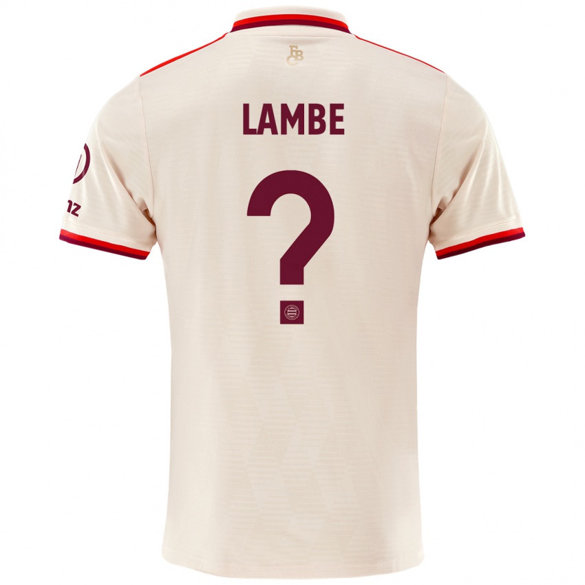 Niño Camiseta Allen Lambe #0 Lino Equipación Tercera 2024/25 La Camisa