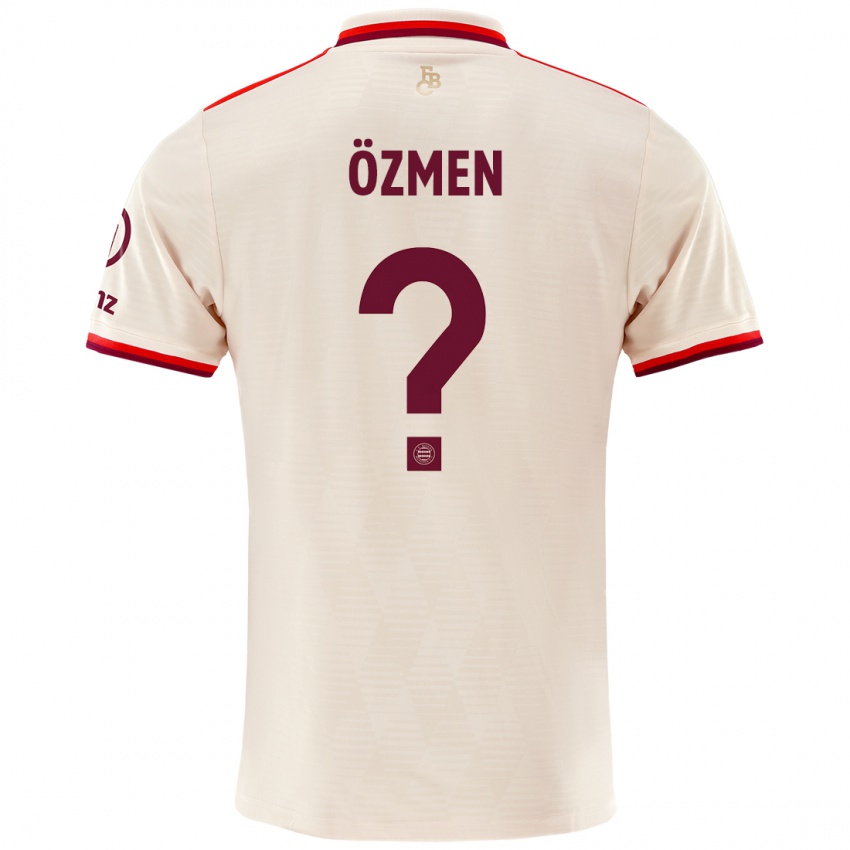 Niño Camiseta Baran Özmen #0 Lino Equipación Tercera 2024/25 La Camisa