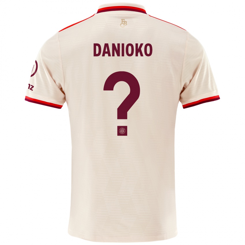 Niño Camiseta Leeron Danioko #0 Lino Equipación Tercera 2024/25 La Camisa