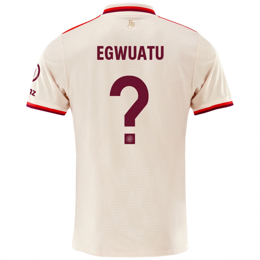 Niño Camiseta Frank Egwuatu #0 Lino Equipación Tercera 2024/25 La Camisa