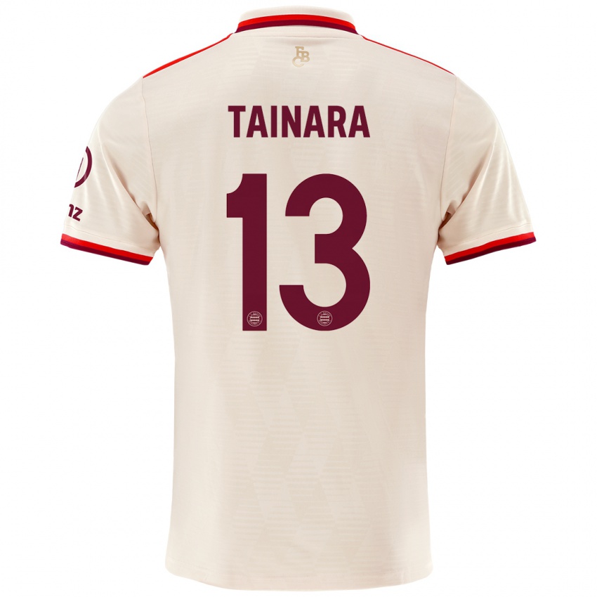 Niño Camiseta Tainara #13 Lino Equipación Tercera 2024/25 La Camisa