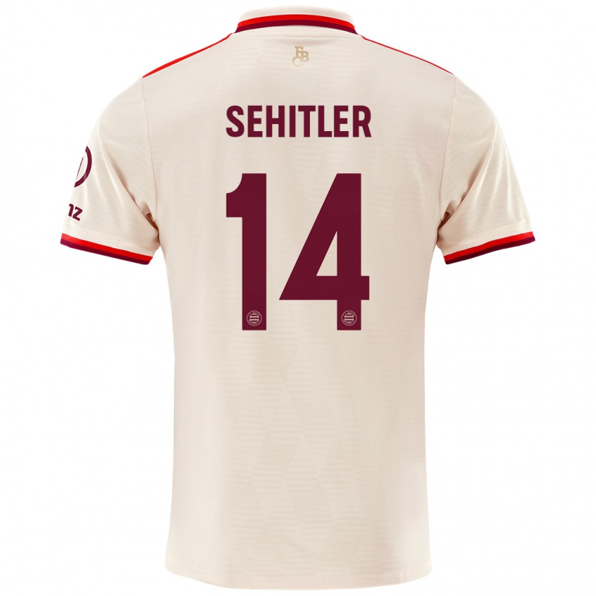 Niño Camiseta Alara Şehitler #14 Lino Equipación Tercera 2024/25 La Camisa