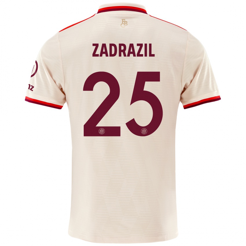 Niño Camiseta Sarah Zadrazil #25 Lino Equipación Tercera 2024/25 La Camisa