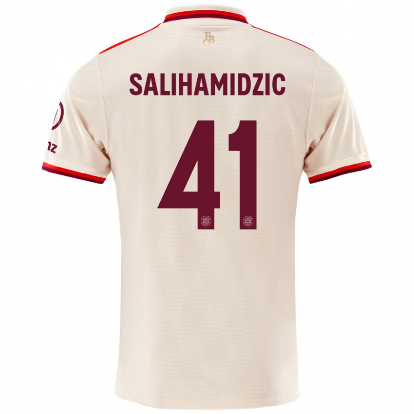 Niño Camiseta Nick Salihamidzic #41 Lino Equipación Tercera 2024/25 La Camisa