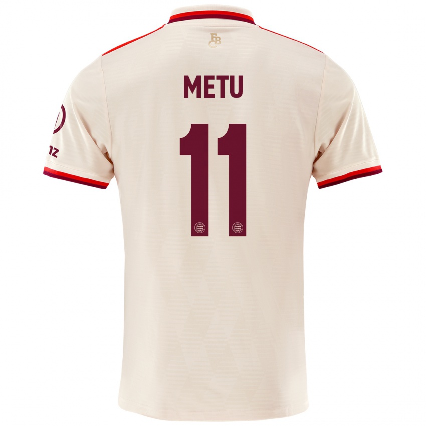 Niño Camiseta Emilian Metu #11 Lino Equipación Tercera 2024/25 La Camisa